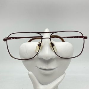 Vintage Nikon Burgundy Aviator Sunglasses Frames